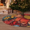 thumbnail image 6 of Yiaed Colorful Vintage Floral Pattern Print Christmas Tree Skirt , Tree SkirtsTree Mat for Christmas Winter Holiday Indoor Decorations-30", 6 of 7