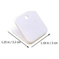 thumbnail image 2 of HLONK 12 Pcs Office White Binder Clips Square Folder Document Paper, 2 of 6