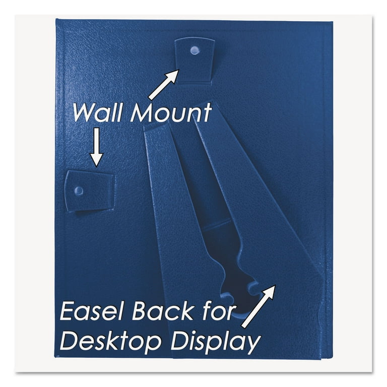 Leatherette Document Frame, 8.5 x 11, Blue, Pack of Two Leatherette Document Frame, 8.5 x 11, Blue, Pack of Two