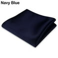 thumbnail image 4 of Windcarnival Men's Satin Solid Plain Color Handkerchief Hanky Pocket Square for Wedding Party, 4 of 13