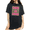 Black, variant on Red Women's Soft Pastel Vintage God Is Good Cross Faith Slogan Graphic Short Sleeve T-Shirt Tops