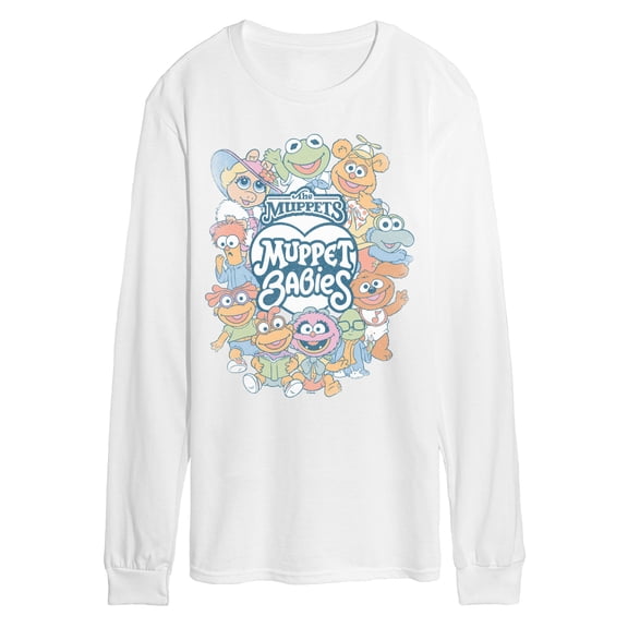 Muppets - Muppet Babies Collage - Men's Long Sleeve Graphic T-Shirt