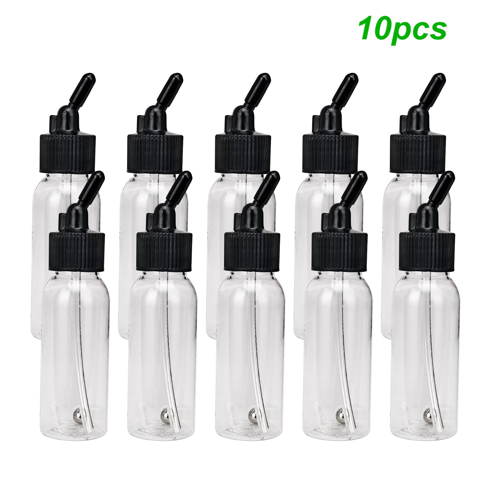 Aibecy Box of 10each 1.2Ounce(35cc) Airbrush Paint Bottles Jars Pots