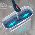 thumbnail image 2 of Foldable Silicone & Lightweight Plastic Multipurpose Cleaning Bucket with Microfiber Cloth - Portable 10KG Capacity for Car Washing, Mopping, Household Tasks - Easy to Store, Empty & Carry (Blue), 2 of 5