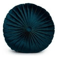 thumbnail image 1 of Truu Design Decorative Faux Velvet Round Throw Pillow, 1 of 4