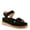BLACK SUEDE, variant on Dixiemae Women’s Suede Wedge Sandal with Adjustable Fit & Comfort