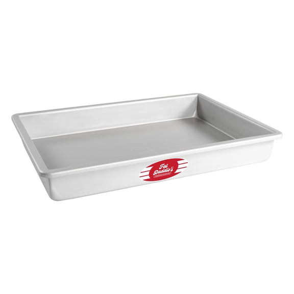 Fat Daddio's POB-10152 Anodized Aluminum Sheet Cake Pan, 10 x 15 x 2 Inch