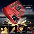 thumbnail image 3 of for iPhone 11 Pro Case with Screen Protector,Sliding Camera Cover,Military-Grade Cover with Magnetic Stand Phone Case 5.8" Red, 3 of 13