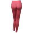 thumbnail image 2 of FashionOutfit Women's Full Length Basic Solid Yoga Pants, 2 of 3