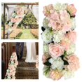 thumbnail image 2 of pitrice Faux Roses Artificial Flower Backdrop Home Office Roses Backdrop Bridal Shower Artificial Bouquet Decoration, 2 of 8