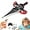 D-handle Style, variant on Flying Battle Sword, Flying Sword Drone, Flying Sword RC Airplane, Gesture & Remote Dual-Mode, 3-Speed 360° Flip Stunt Glider with Autopilot & LED Light, Drop-Proof Toy for Anyone (B-Handle Style)