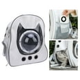 thumbnail image 4 of Cat Carrier Backpack, Portable Travel Carrier Backpack Breathable Cat Carrier Large Space Bubble Expandable Backpack Carrier Transparent Pet Carrier for Travel Hiking, 4 of 7