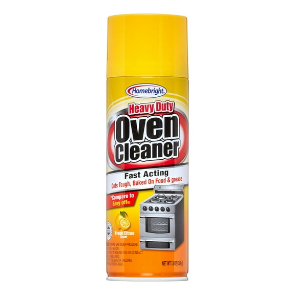 Homebright Heavy Duty Oven Cleaner Spray, Lemon, 13 Oz
