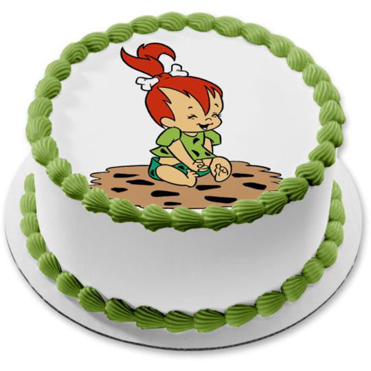 The Flintstones Pebbles Wilma Flintstone-Rubble Edible Cake Topper Image - Walmart.com