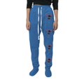 thumbnail image 1 of Gibobby pantalones Pantalones de mujer Cómodos pantalones de pijama con pierna recta y cordón para yoga, pantalones de chándal transpirables con bloques de color（Azul marino， S), 1 of 5
