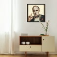 thumbnail image 3 of Empire Art Direct Godfather Dimensional Collage Framed Graphic Art Under Glass Wall Art, 25" x 25" x 1.4", Ready to Hang, 3 of 10