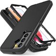 thumbnail image 1 of wonima11 Designed for Samsung Galaxy A71 5G Case 2 in 1 Gift Militay Grade Drop Protective Rugged Heavy Duty Cover Shockproof Case for Galaxy A71 5G Phone Case for Women Men boy Girl (Black+Black), 1 of 1
