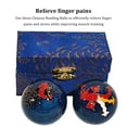 thumbnail image 4 of Guardoinrt Entraînement de Baoding dans une Boîte de Baoding 2 Pcs/ensemble Santé Fatigue Rafraîchir l'Esprit Baoding avec Boîte Réduire Boules de Baoding Boîte Rouge Bleu, 4 of 6