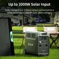 thumbnail image 2 of Eco Play 3600W Solar Generator, LiFePO4 Battery Backup for Power Outage, Winter Storm Emergency Power Source for Furnace, Heater, Fridge & CPAP (Fast Charging), 2 of 7