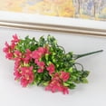 thumbnail image 4 of 13-inch Artificial Multi Heads Mini Flowers Pick, Hot Pink, 1pc, for Indoor Use, by Mainstays, 4 of 8