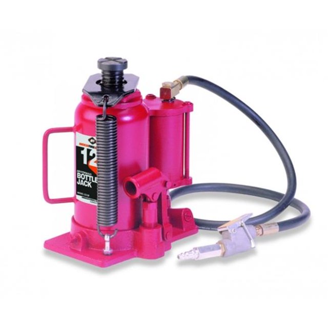 American Forge & Foundry IN5512B 12 Ton Air Hydraulic Bottle Jack