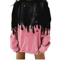 thumbnail image 2 of Pntutb Mujer Tallas Grandes Navidad Manga Larga Tie-Dye Casual Pullover tops Pntutb Pntutb-7360, 2 of 7