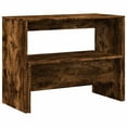 thumbnail image 5 of vidaXL 3 Piece Dining Table and Bench set Smoked Oak Engineered Wood, 5 of 5