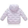 thumbnail image 6 of MEZZALL Warm Girls Down Jacket Winter Coats Kids Lightweight Long Sleeve Outerwear Solid Color Windproof Cold Weather Insulated Hooded With Soft Fabric Comfort And Play Soft Child Streetwear, 6 of 9