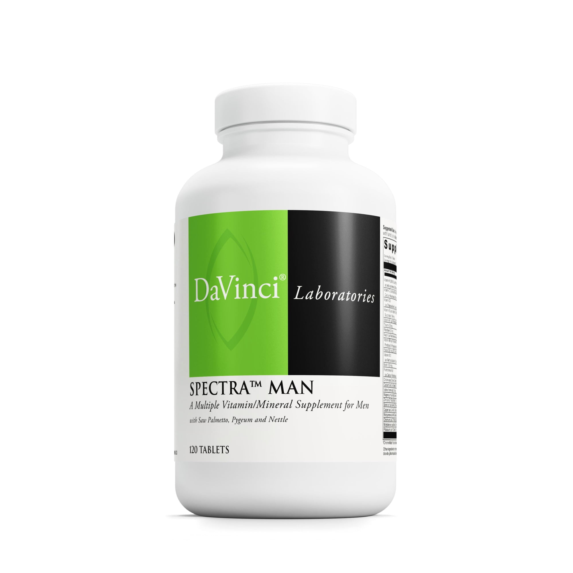 DaVinci Labs Spectra Man - Multivitamin to Support Immune System & Prostate Health - 120 Tablets