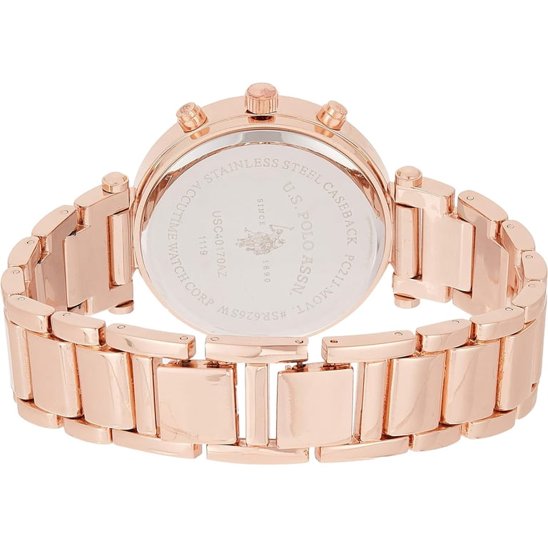 U.S POLO ASSN. LADIES ROSE GOLDTONE BANGLE WATCH U.S. Polo Assn. Women main image 4