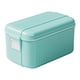 thumbnail image 2 of Jabonera multifuncional con tapa y escurridor | Organizador de 38 jaboneras para baño, cocina y lavandería | Dispensador de jabón de plástico con resorte, ventilación y botones a presión, 2 of 9