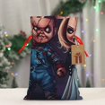 thumbnail image 4 of Zufioo Chucky Print Christmas Drawstring Gift Bags, Holiday Party Packaging Bags, Suitable for Holiday Gift Decorations-Small, 4 of 7
