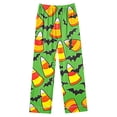 thumbnail image 3 of BiZtdJrK Womens Halloween Pajamas Cute Ghost Pumpkin Print Long Sleeve Button Shirts and Pants Casual Outfits Loose Fit Fall 2 Piece Loungewear Sets with Pocket BA-Multicolor XL, 3 of 5
