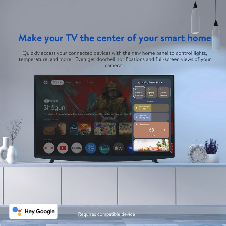 onn 4K Pro Streaming Device, Google TV - Ultra-fast
