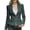 Green [New Arrivals: Mix, Match & Save], variant on Women's Casual Blazer Jacket Long Sleeve Lapel Zip Up Slim Fit Work Office Blazer Suit Coat for Women Professional Business Attire | CSEONE,Black XL