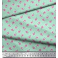 thumbnail image 3 of Soimoi Polyester Crepe Fabric Leaves & Floral Artistic Decor Fabric Printed Yard 42 Inch Wide, 3 of 4