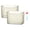 Grey, 2Pcs, L, variant on Crystal Clear Freezer Storage Bins, BPA-Free, Stackable Kitchen Cabinet Organizer with Handles for Frozen Food, Meat & Veggies