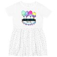 thumbnail image 3 of Inktastic I'm Just Here for the Sweets with Spun Sugar Candy Girls Toddler Dress, 3 of 5