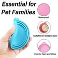 thumbnail image 5 of 4 Pcs Pet Food Can Covers Pet Can Opener, Silicone Can Lids for Dog and Cat Food, Spoons for Wet Food, Universal Size,One fit 3 Standard Size Food Cans, 5 of 7