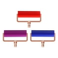 thumbnail image 1 of veasfak 3 Pieces Roller Paint Tool Embroidery Roller Easy to Use Portable Pressing Ruler Golden, 1 of 8