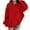 Red, variant on YOUSNH Kids Children Girls Boys Winter Long Sleeve Pocket Hoodie Tops Sweatshirt Clothes Solid Color Toddler Girl Sweatshirt Orange 10-12 Years
