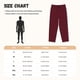 thumbnail image 3 of Balery Maroon Pantalones de pijama para mujer, pijamas ultraligeros, pantalones de estar por casa-Medium, 3 of 6