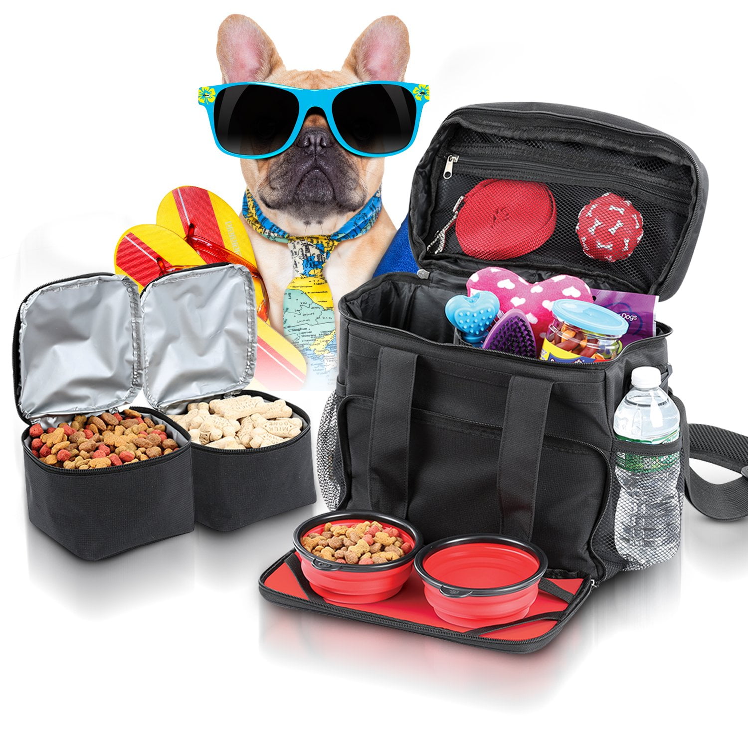 dog themed travel bag