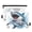 Cartoon Fierce Shark, variant on Dog Paws Heart 2 Pack Pencil Pouch for 3 Ring Binder Smooth Zipper Folders with Pockets Clear Window Pencil Case