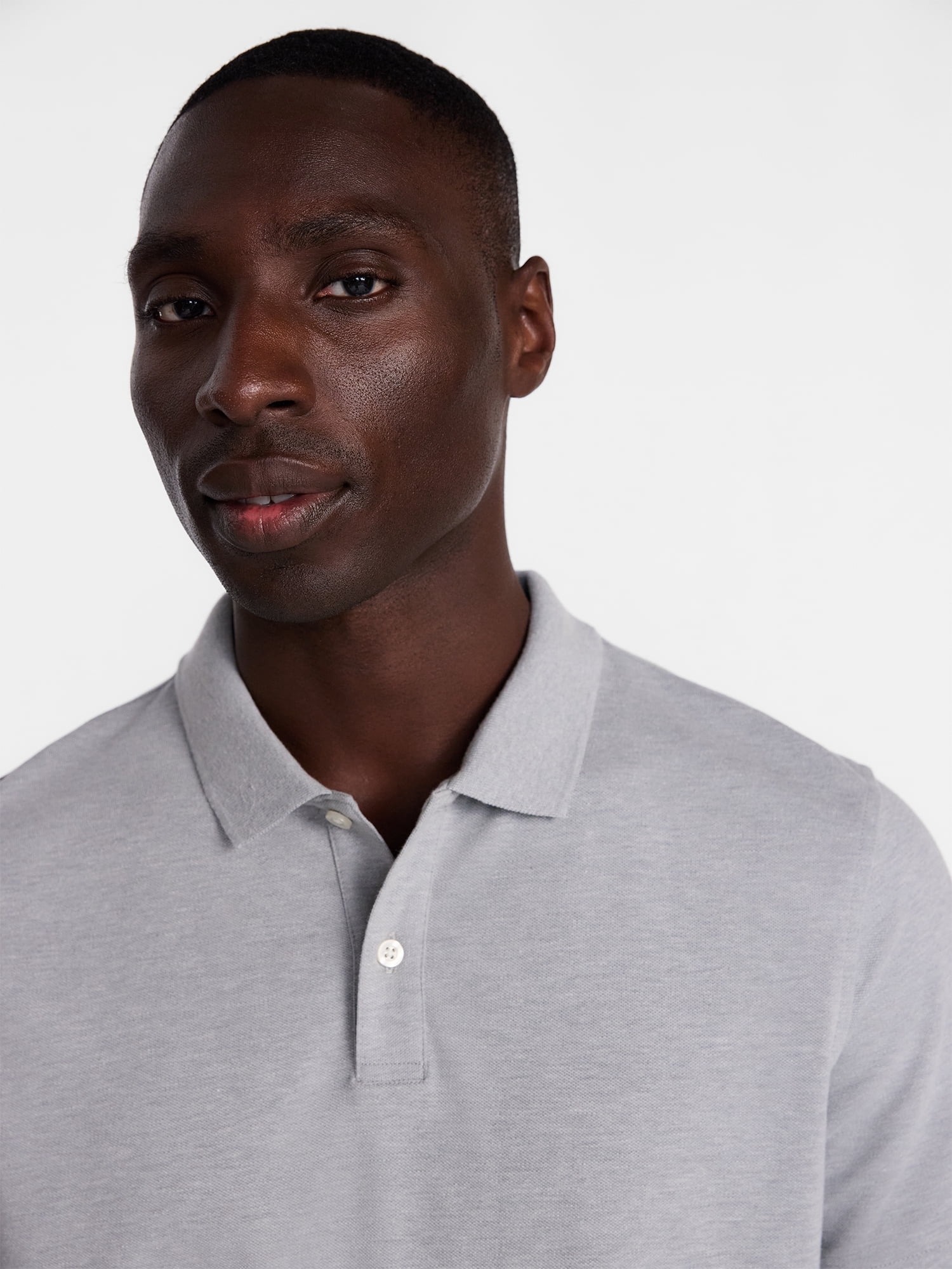 George Men's and Big Men's Classic Fit Pique Polo with Short Sleeves, Sizes XS-3XL, LT-4XLT, 2XB-6XB