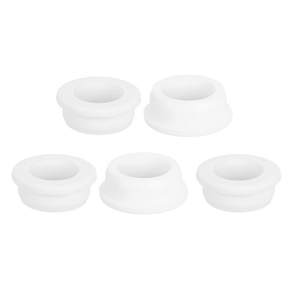 Uxcell 5Pack Rubber Grommets 36mm Drill Hole, 26mm ID White Hole Plug Grommet