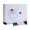 Universal Porcelain Dry Erase Board, 72" x 48", Aluminum Frame