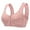 Pink, variant on Utoimkio Wireless Bras for Women Front Closure Push Up Bras for Women No Underwire Comfort Breathable Everyday Bras