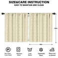 thumbnail image 2 of Blackout Kids Curtains,Beige Celestial Pattern Childrens Insulated Curtains Set Of 2,Bedroom Essentials,Toddler Room Decor 52x63in(132x160cm), 2 of 5