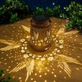 thumbnail image 2 of Ryhampaper Solar Lantern Hanging Light LED Hummingbird Outdoor Garden Lamp Waterproof Garden Decor, 2 of 10